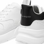 Alexander McQueen Men's Oversized Runner Sneakers in Optic White/Black