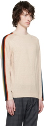 Paul Smith Beige Artist Stripe Sweater