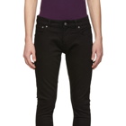 Nudie Jeans Black Tight Terry Jeans