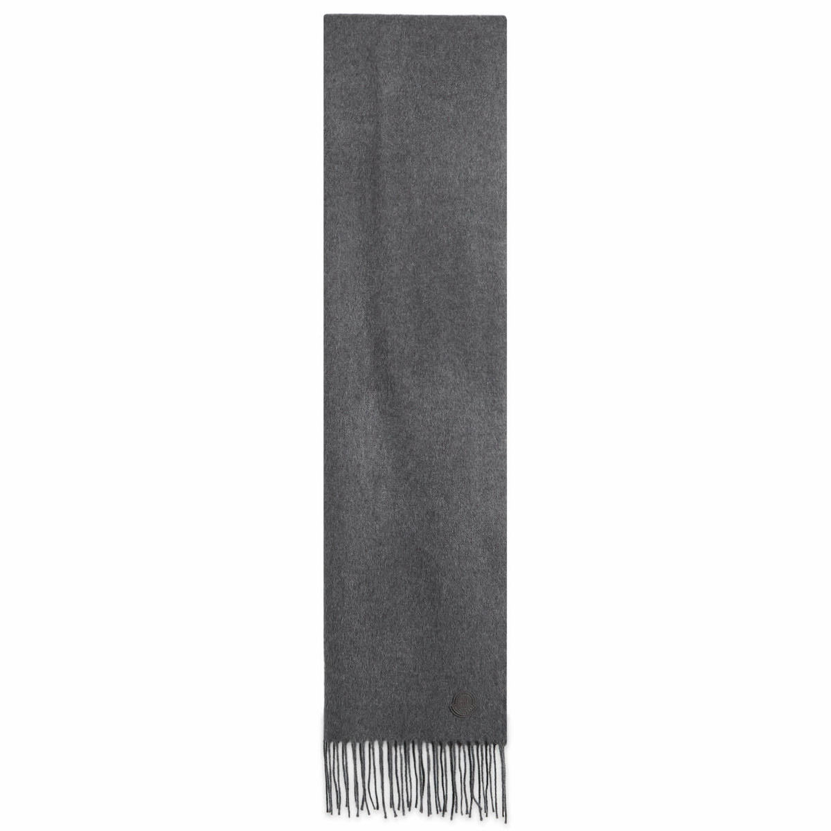 Moncler Men's Cashmere Scarf in Grey 
