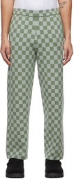 Bode Green Duotone Checkerboard Lounge Pants