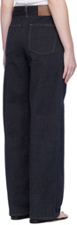 Arch The Navy Point Button Jeans