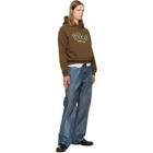 Polo Ralph Lauren Brown 'The RL Fleece' Western-Logo Hoodie