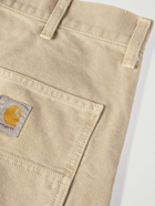 Carhartt WIP - Double Knee Straight-Leg Organic Cotton-Canvas Shorts - Neutrals
