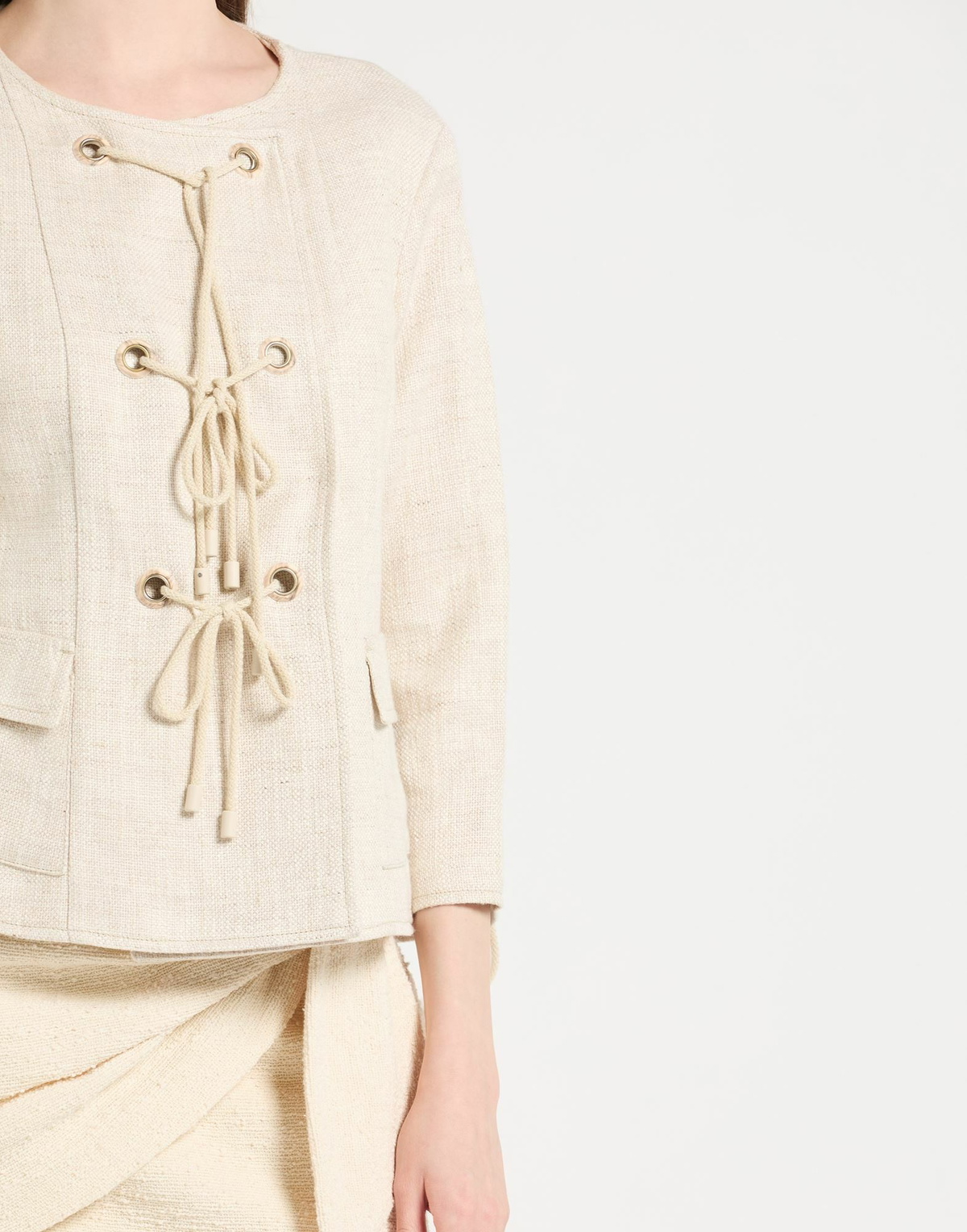 Emporio Armani Womens Jacket in Beige