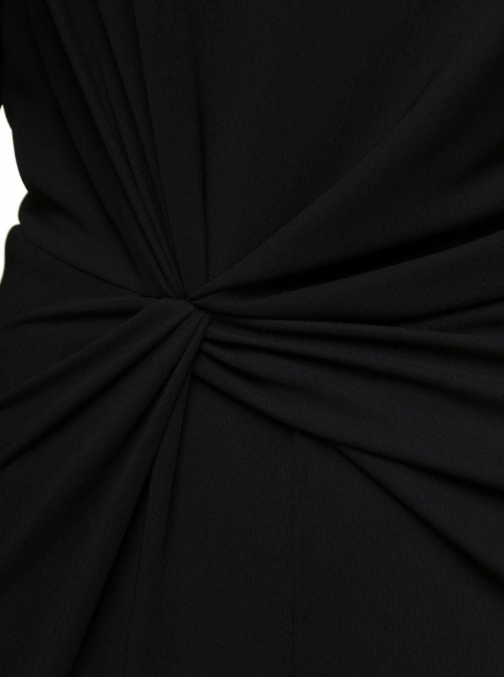 Saint Laurent One-shoulder Jumpsuit With Side Gathering