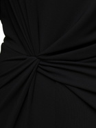 Saint Laurent One-shoulder Jumpsuit With Side Gathering