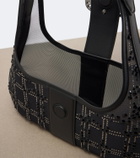 Roger Vivier Pilgrim Mini embellished top-handle bag