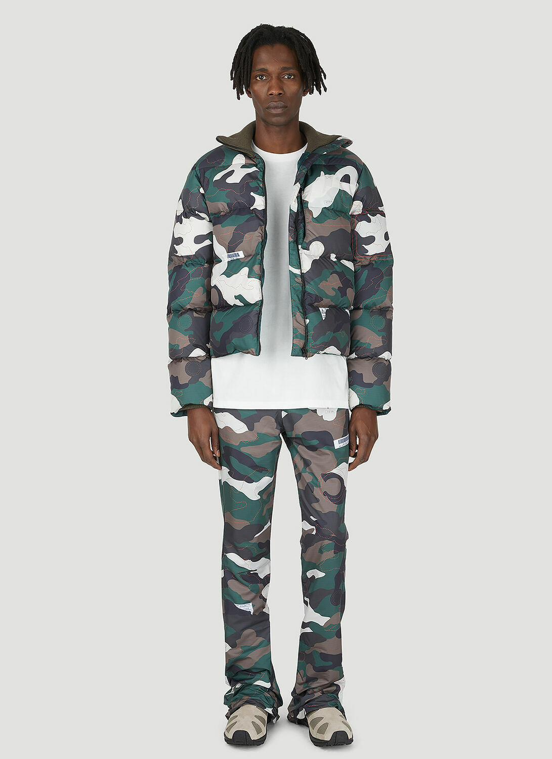 KANGHYUK Airbag Patched Down Jacket Kanghyuk