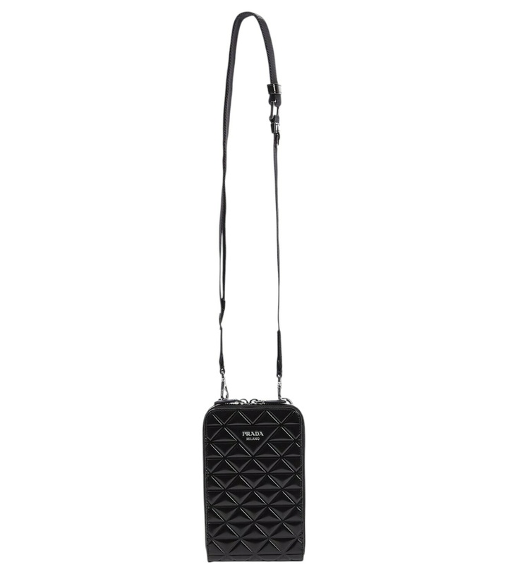 Photo: Prada Embellished leather phone case