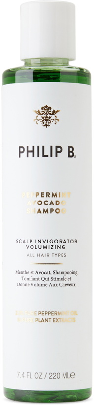 Photo: Philip B Peppermint Avocado Shampoo, 7.4 oz