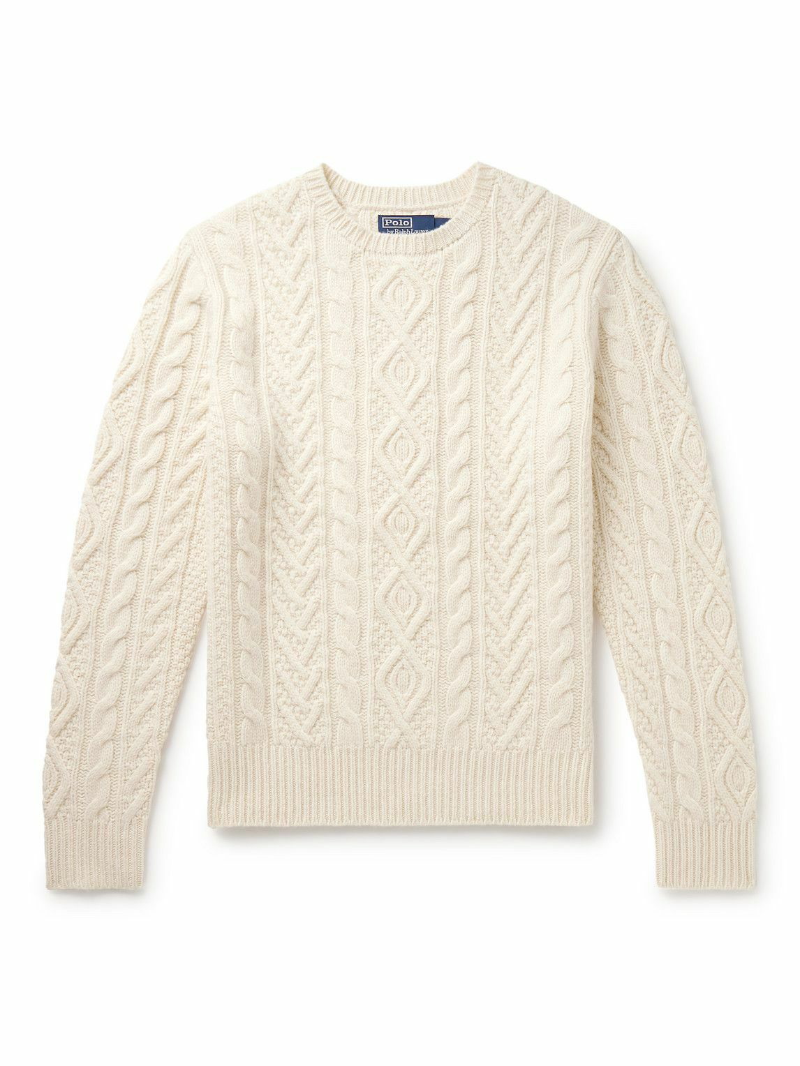 Polo Ralph Lauren - Cable-Knit Wool and Cashmere-Blend Sweater