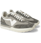 visvim - FKT Runner Suede- and Leather-Trimmed Nylon-Blend Sneakers - Gray