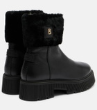 Bogner Turin shearling-lined leather ankle boots
