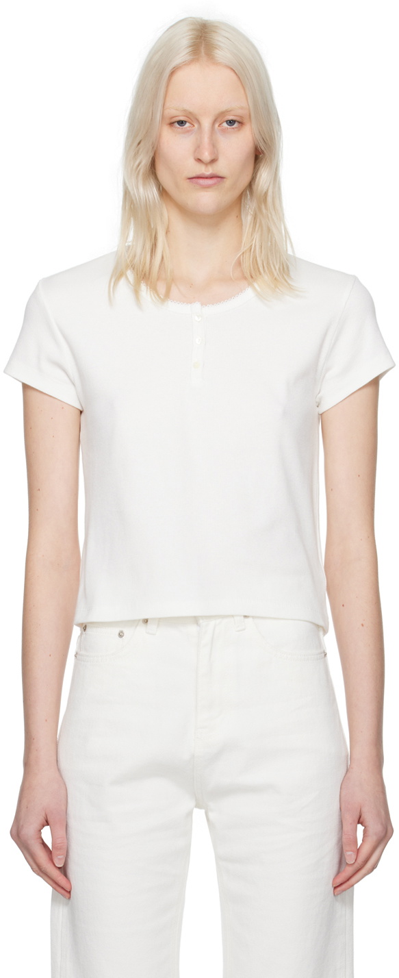 Nothing Written White Preta T-Shirt