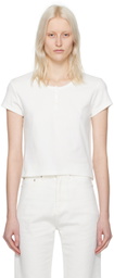 Nothing Written White Preta T-Shirt