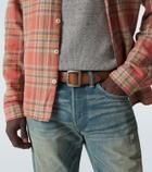 RRL New Burling leather belt