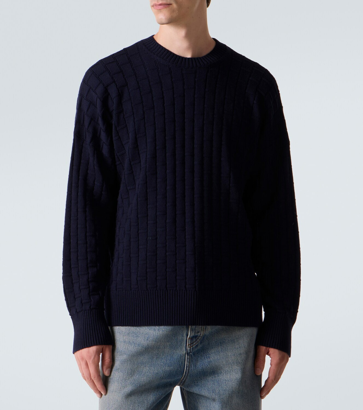 Plan C Ribbed-knit wool sweater