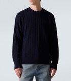 Plan C Ribbed-knit wool sweater