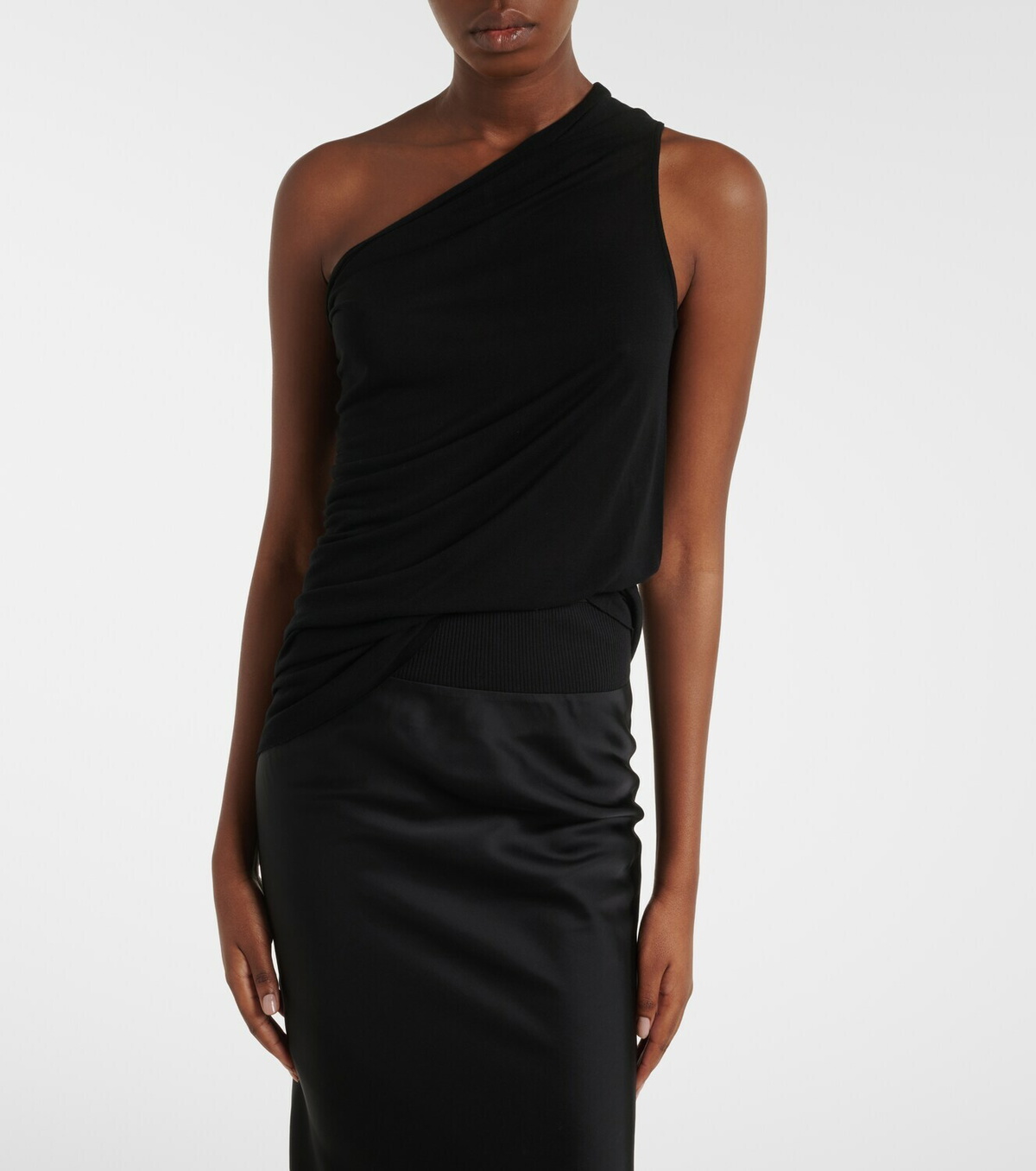 Rick Owens Athena one-shoulder top