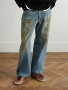 Golden Goose - Super-Star Private EDT Distressed Suede-Trimmed Leather Sneakers - Brown