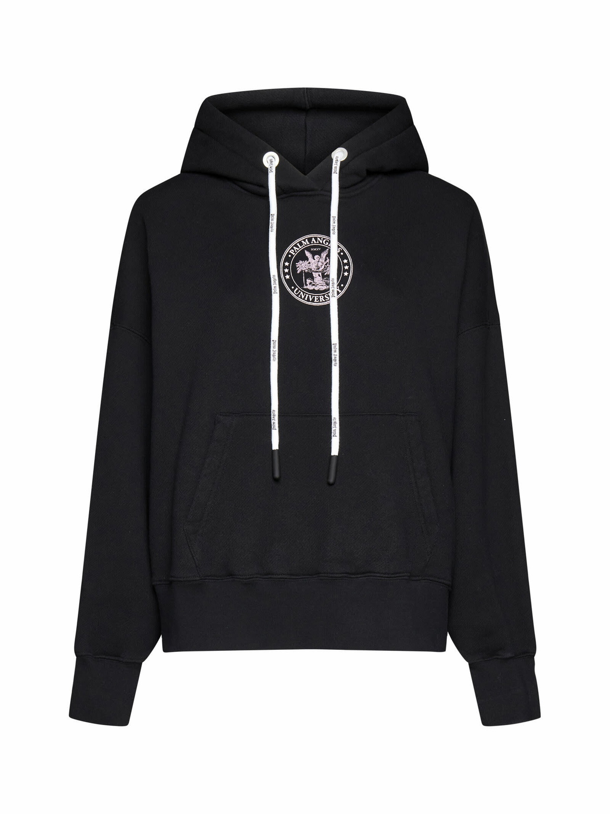 Palm Angels Black Palms and Flames Hoodie Palm Angels