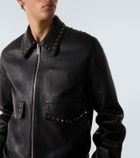 McQueen Studded leather jacket
