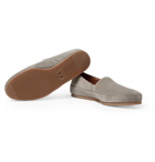 Mulo - Suede Loafers - Gray