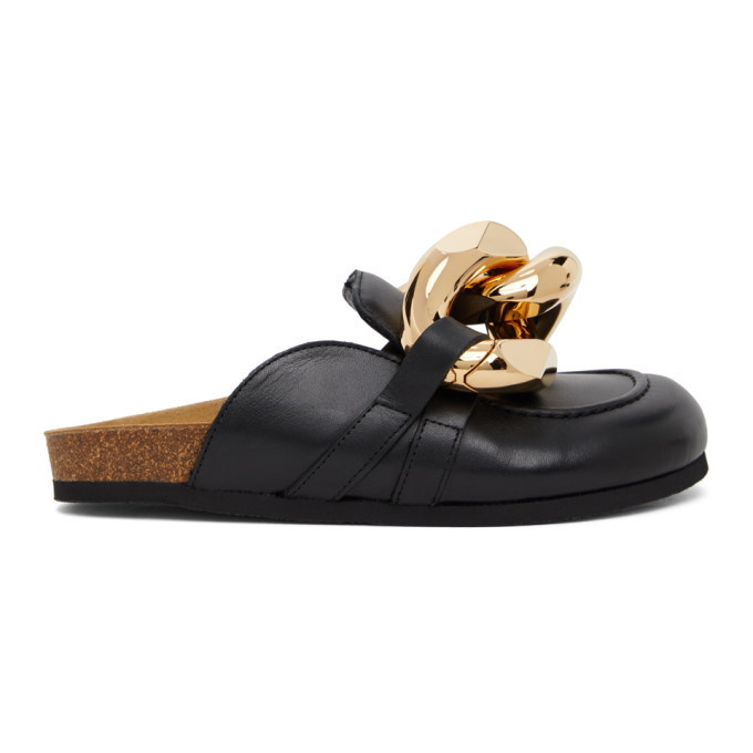 Photo: JW Anderson Black Chain Slippers