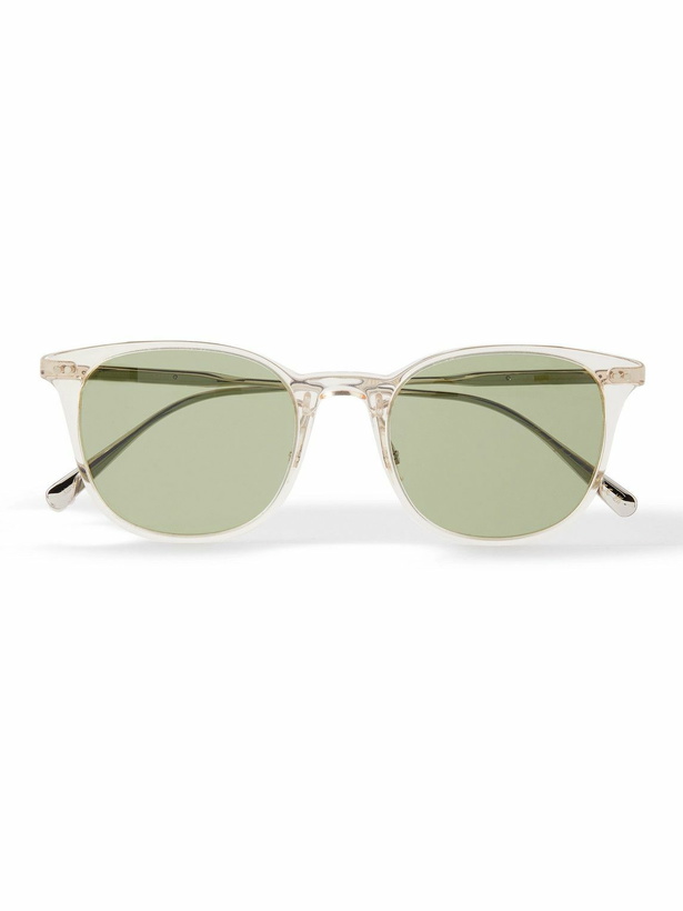 Photo: Brunello Cucinelli - Gerardo D-Frame Acetate and Silver-Tone Sunglasses