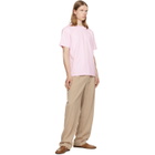 Givenchy Pink Contour Seam Contrasted Stitch T-shirt