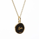 Needles Men's Gold Plated Pendant in Peace