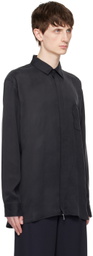 FORMA Black Zip Shirt