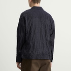Ronning Men's Japanese Shirt in Navy Grid