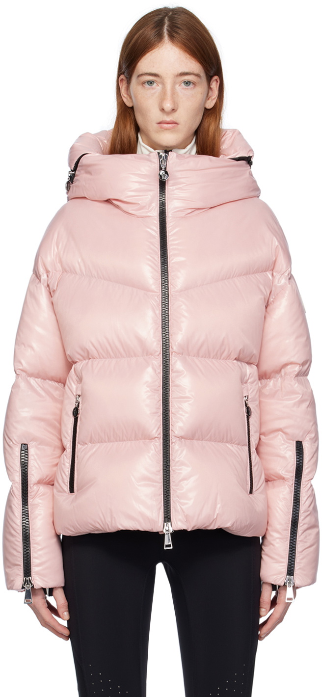 Moncler Pink Huppe Down Jacket Moncler