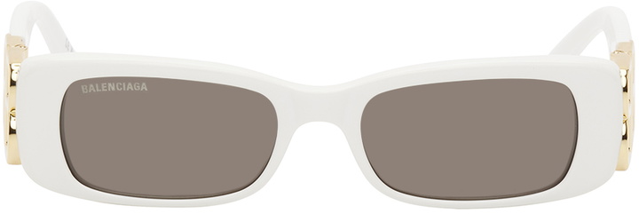 Photo: Balenciaga White Dynasty Sunglasses