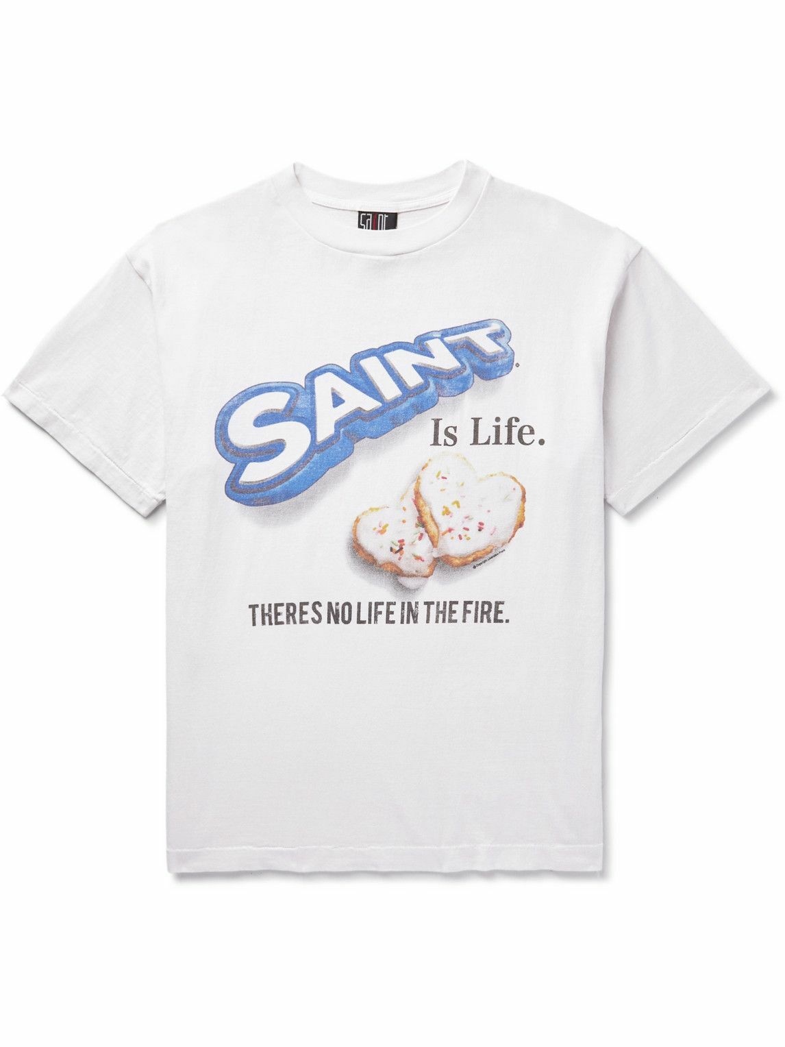 SAINT Mxxxxxx - Logo-Print T-Shirt - White