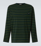Miu Miu Striped cotton jersey T-shirt