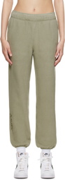 Nike Green Recycled Polyester Lounge Pants