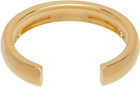 Balenciaga Gold Plated Cuff Bracelet