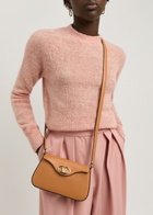 Valentino VLogo Mini Leather Shoulder bag - Tan - One Size
