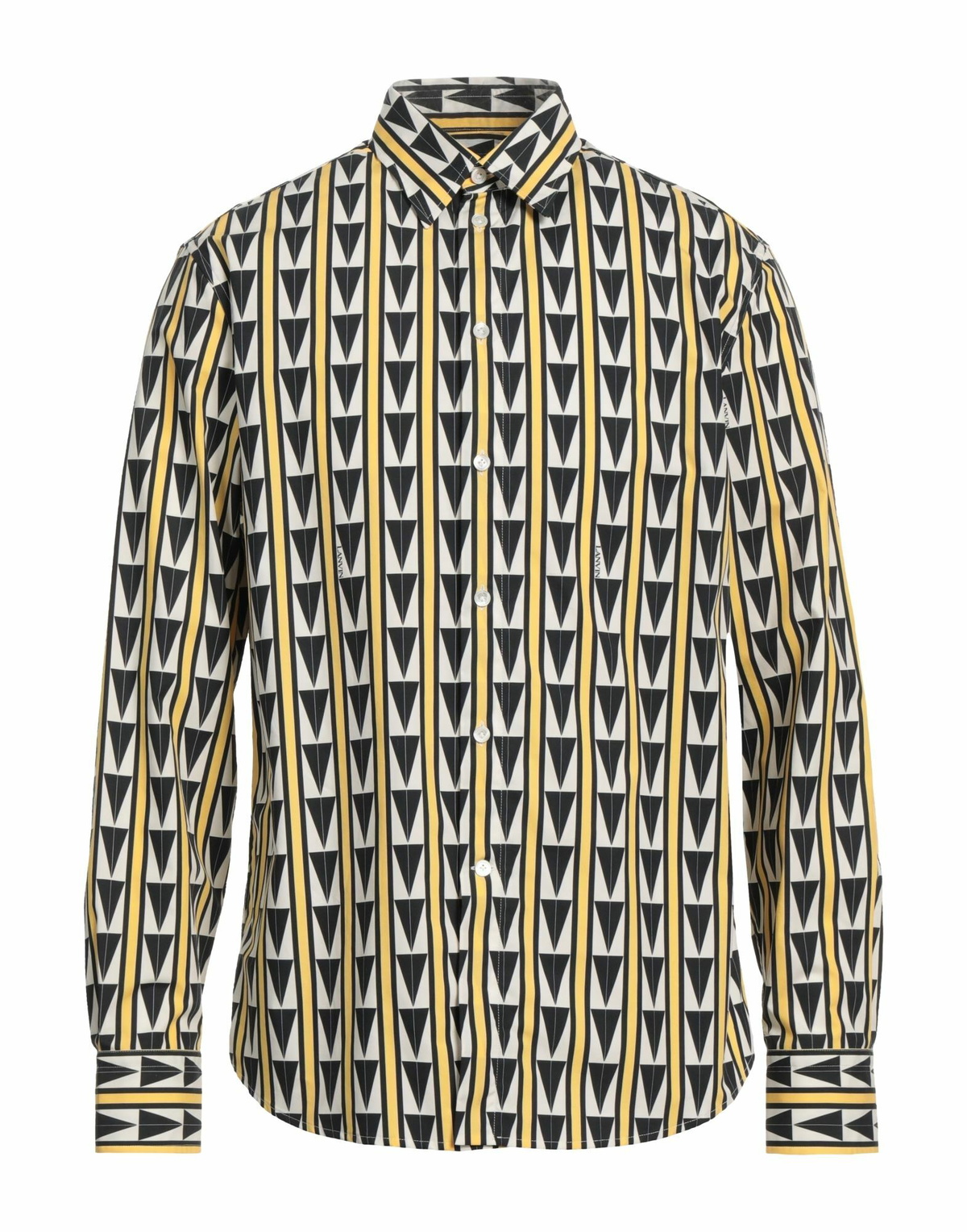 Lanvin Mens Shirt in Yellow