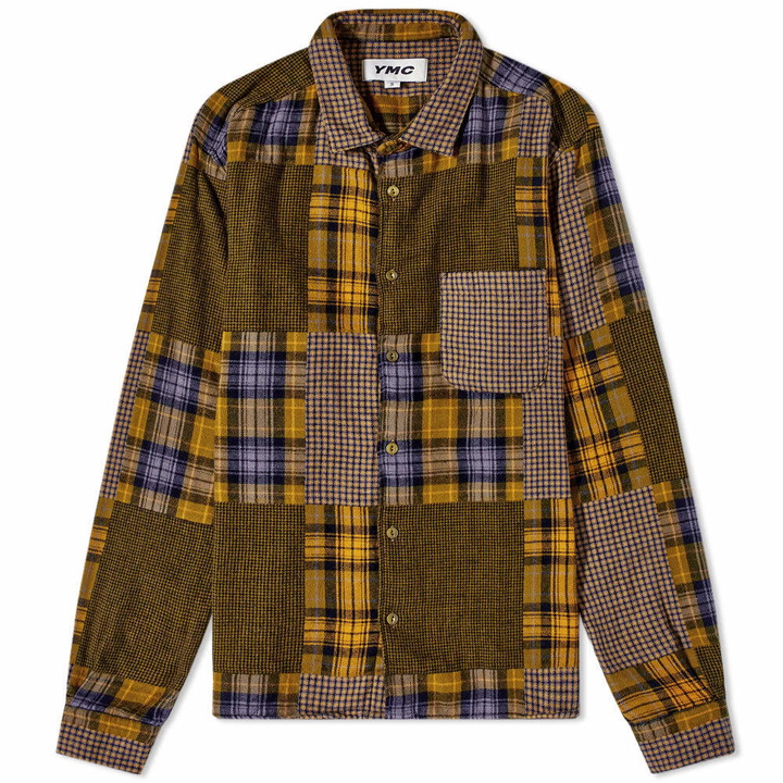 Photo: YMC Griffon Patchwork Check Shirt