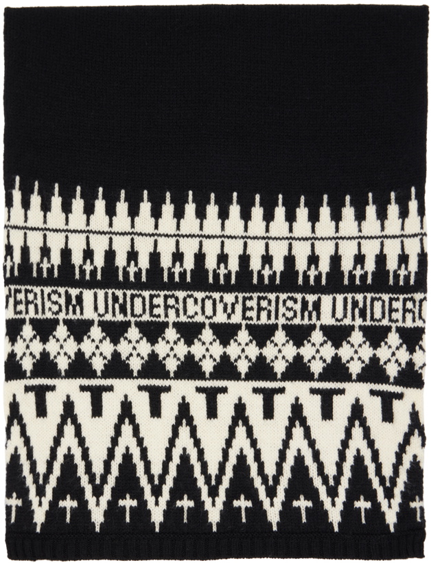 Photo: Undercoverism Black & Off-White Wrap Scarf