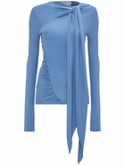 VICTORIA BECKHAM - Tie Detail Stretch Top