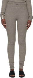 Fear of God ESSENTIALS Brown Holiday Waffle Leggings