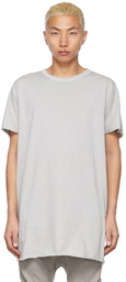 Boris Bidjan Saberi Grey Garment-Dyed One-Piece T-Shirt