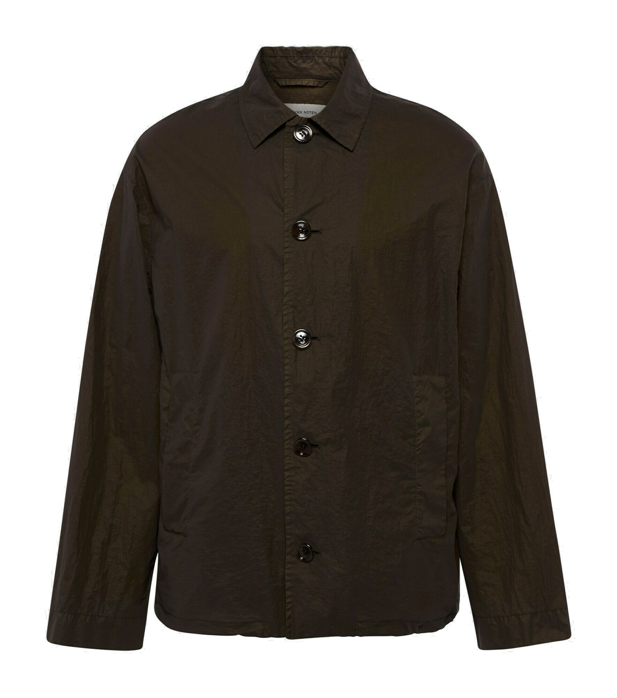 ジャケット・アウター DRIES VAN NOTEN Cotton Tailored Jacket Dries Van Noten Beige Check Cotton Jacket | Liberty