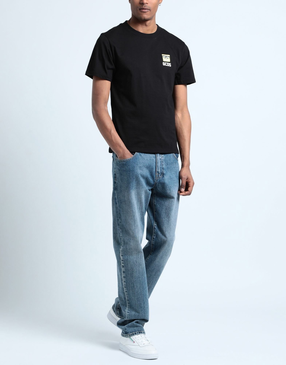 Gcds Mens T-shirt in Black