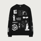 Heresy Men's Cluster Long Sleeve T-Shirt in Black